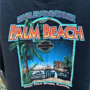 Harley-Davidson Black Palm Beach Tee